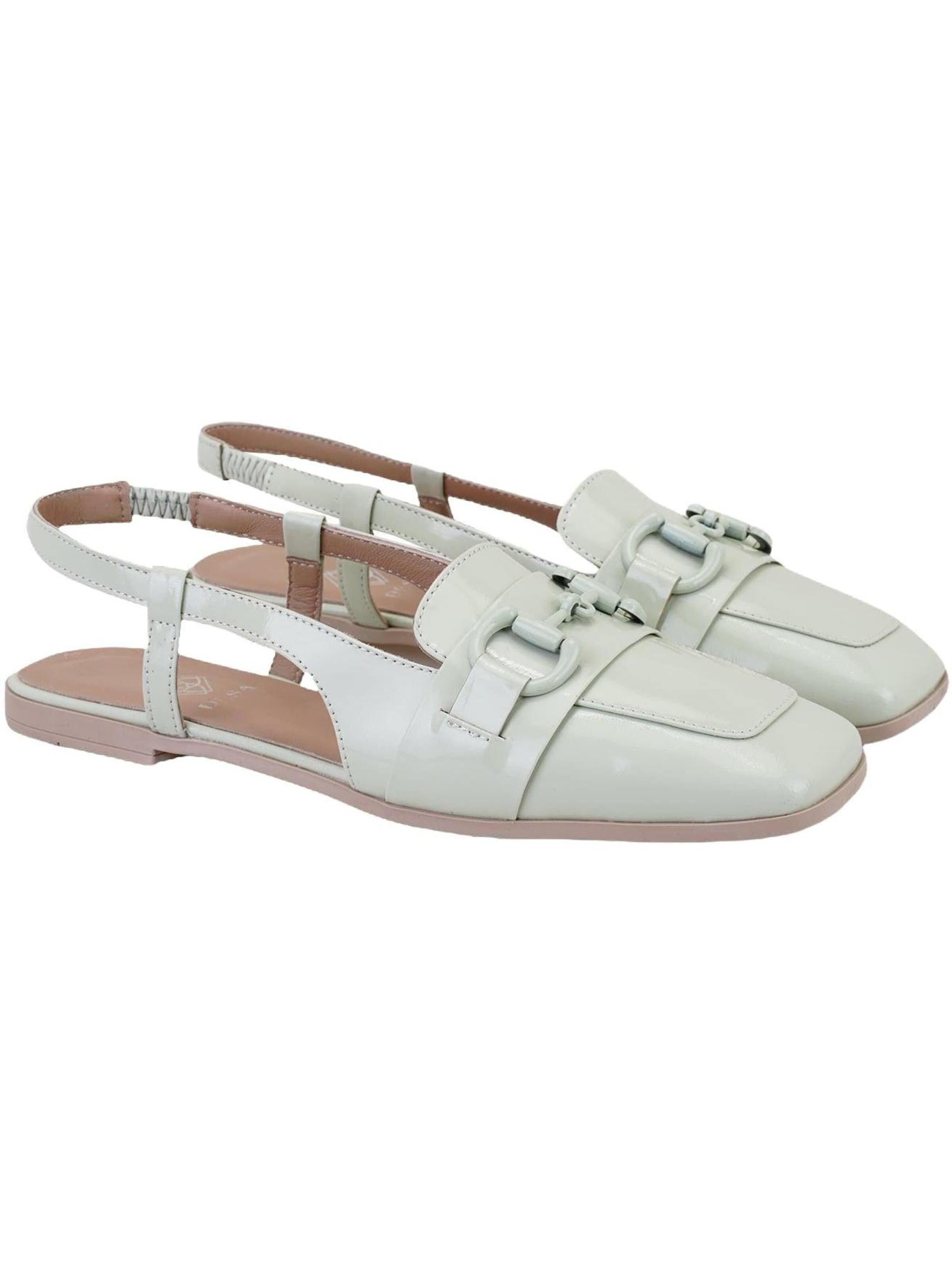 Desa Ballerina 'Slingback-Ballerinas' in Groen: voorkant