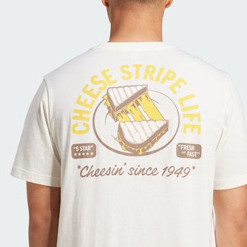 Maglia funzionale 'Food Grilled Cheese' di ADIDAS SPORTSWEAR in bianco