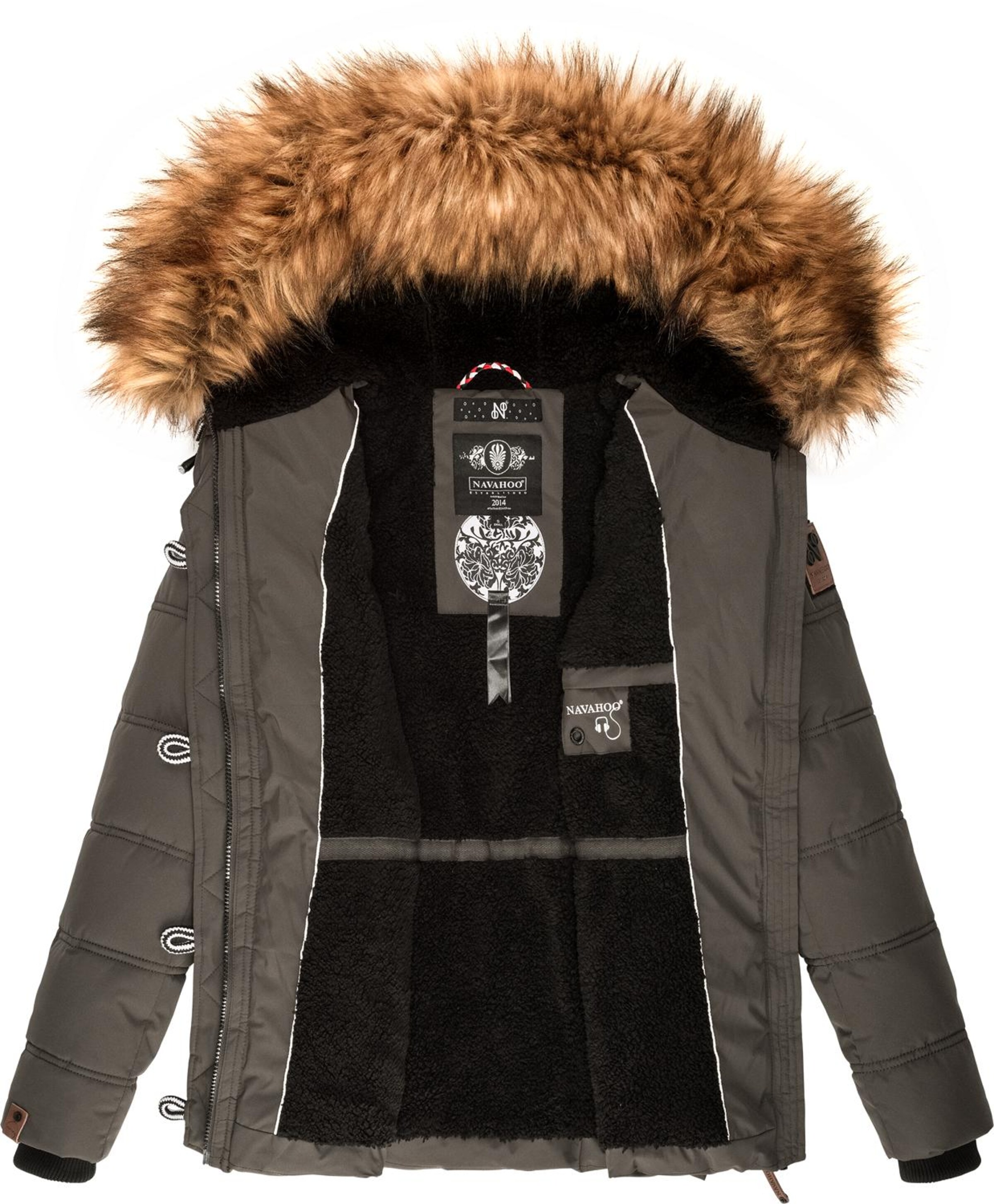 Giacca invernale 'Zoja' di NAVAHOO in grigio