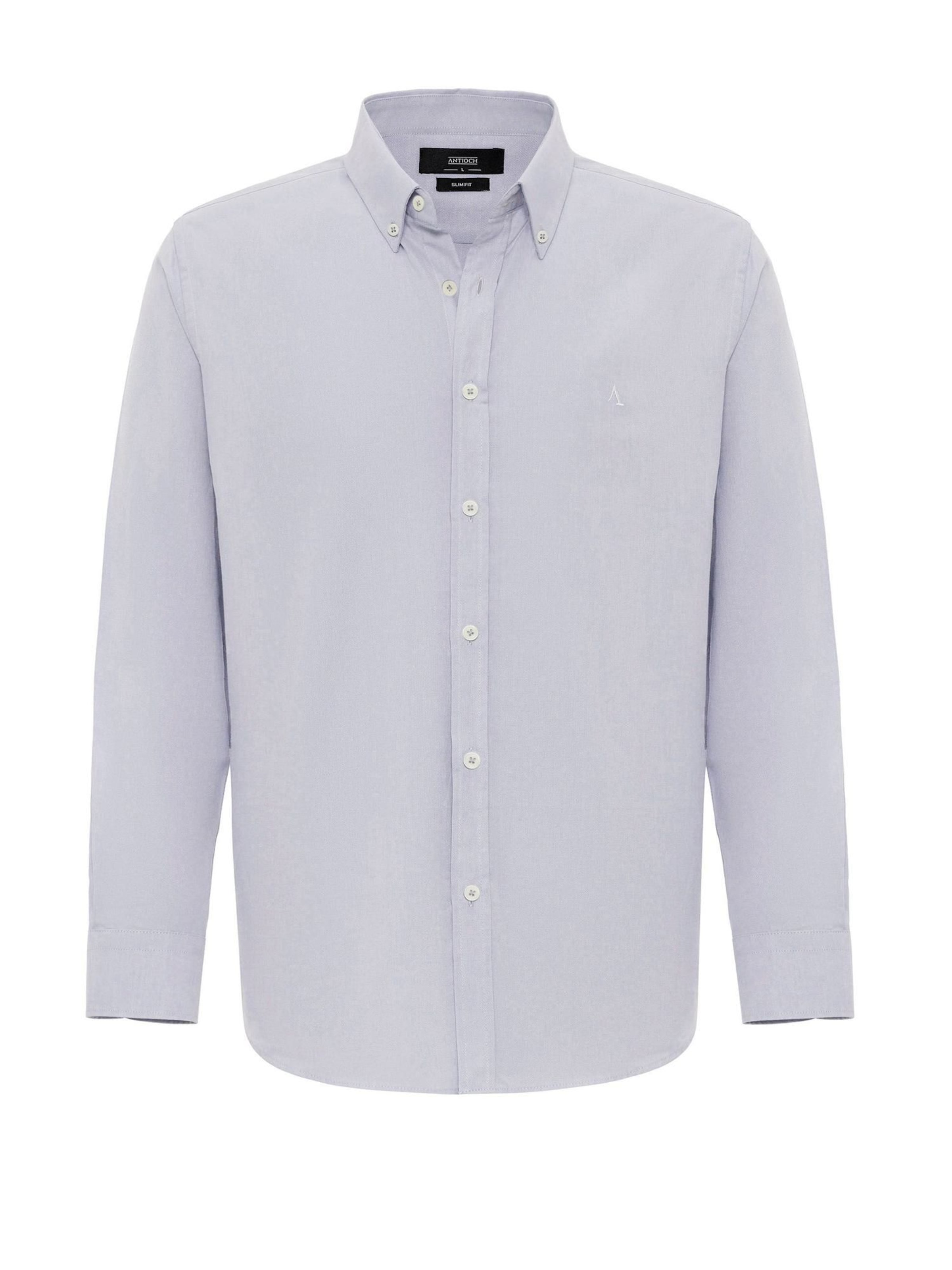 Coupe regular Chemise Antioch en gris : devant