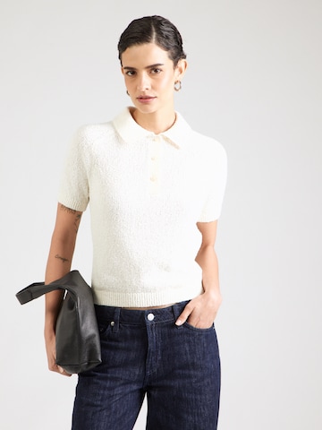 Calvin Klein Jeans Pulóver - bézs: elől