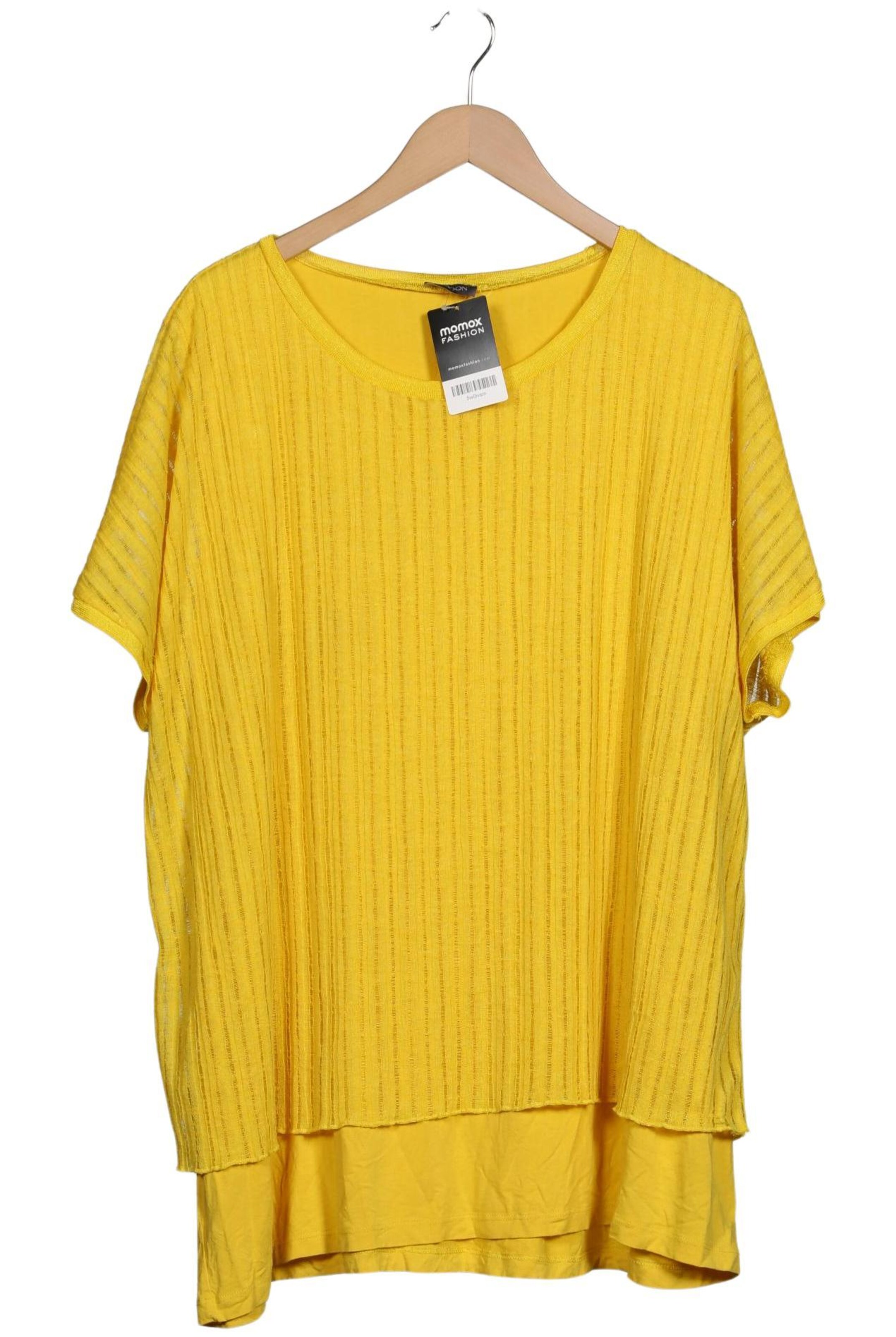 SAMOON T-Shirt XXXL in Gelb: Vorderseite