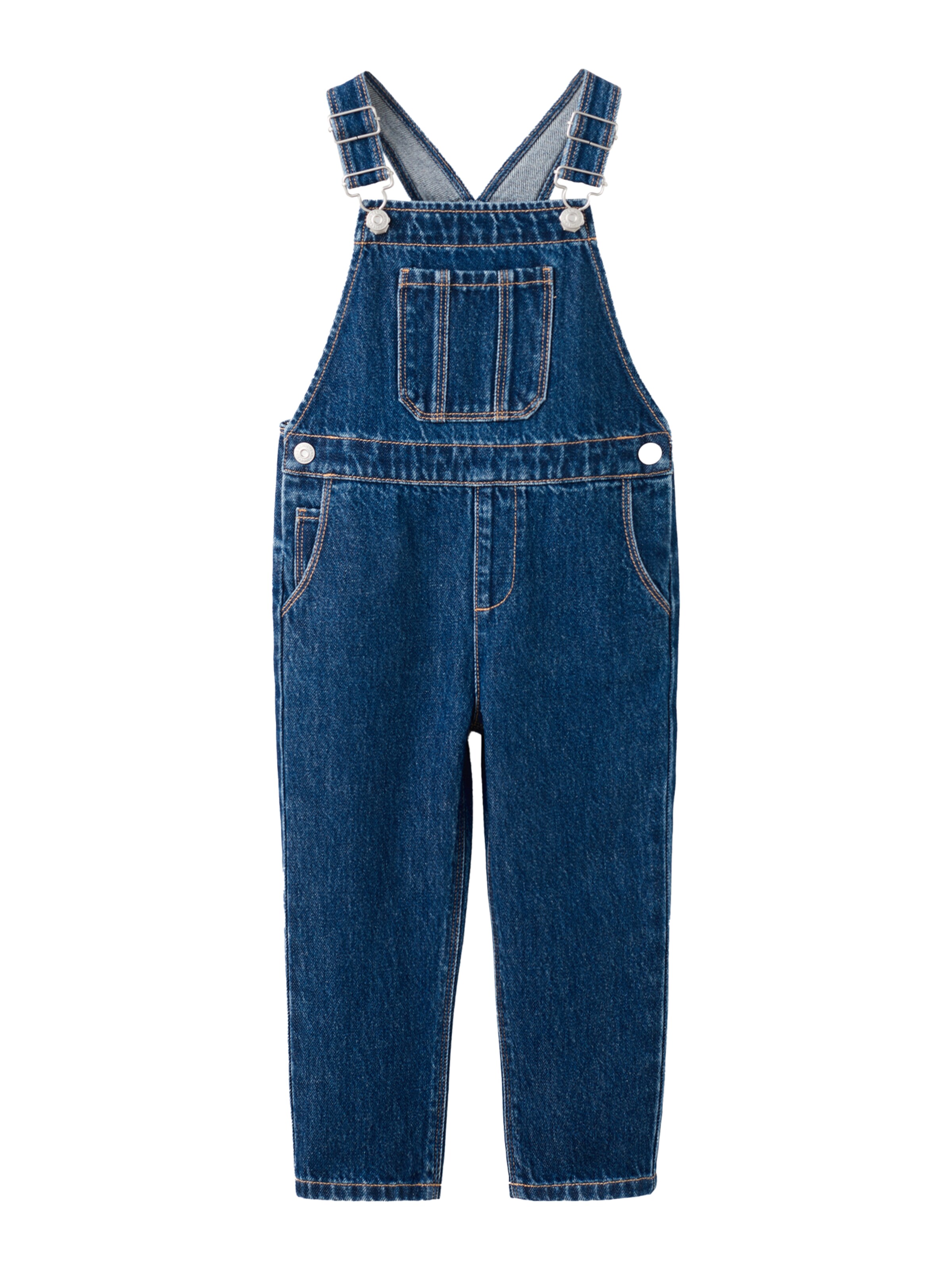 MANGO KIDS Regular Latzhose 'LUCAS2' in Blau: Vorderseite