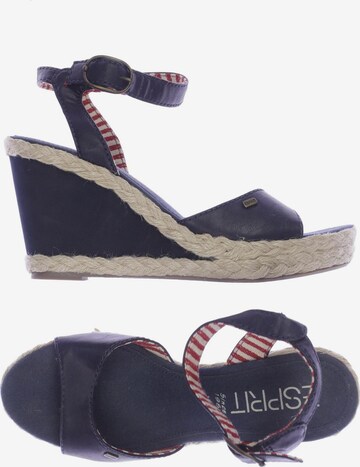 ESPRIT Sandalen 39 in Blau: predná strana