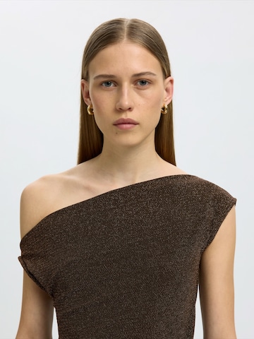 Haut 'SLWNORI' SELECTED en marron