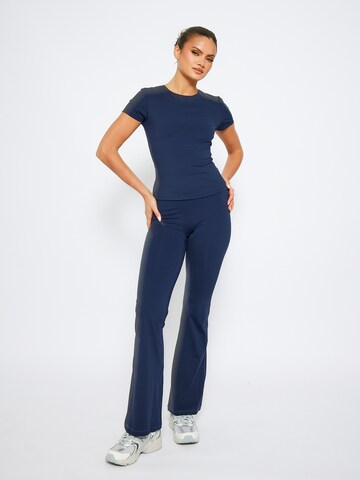 South Beach Flared Leggings in Blauw: voorkant