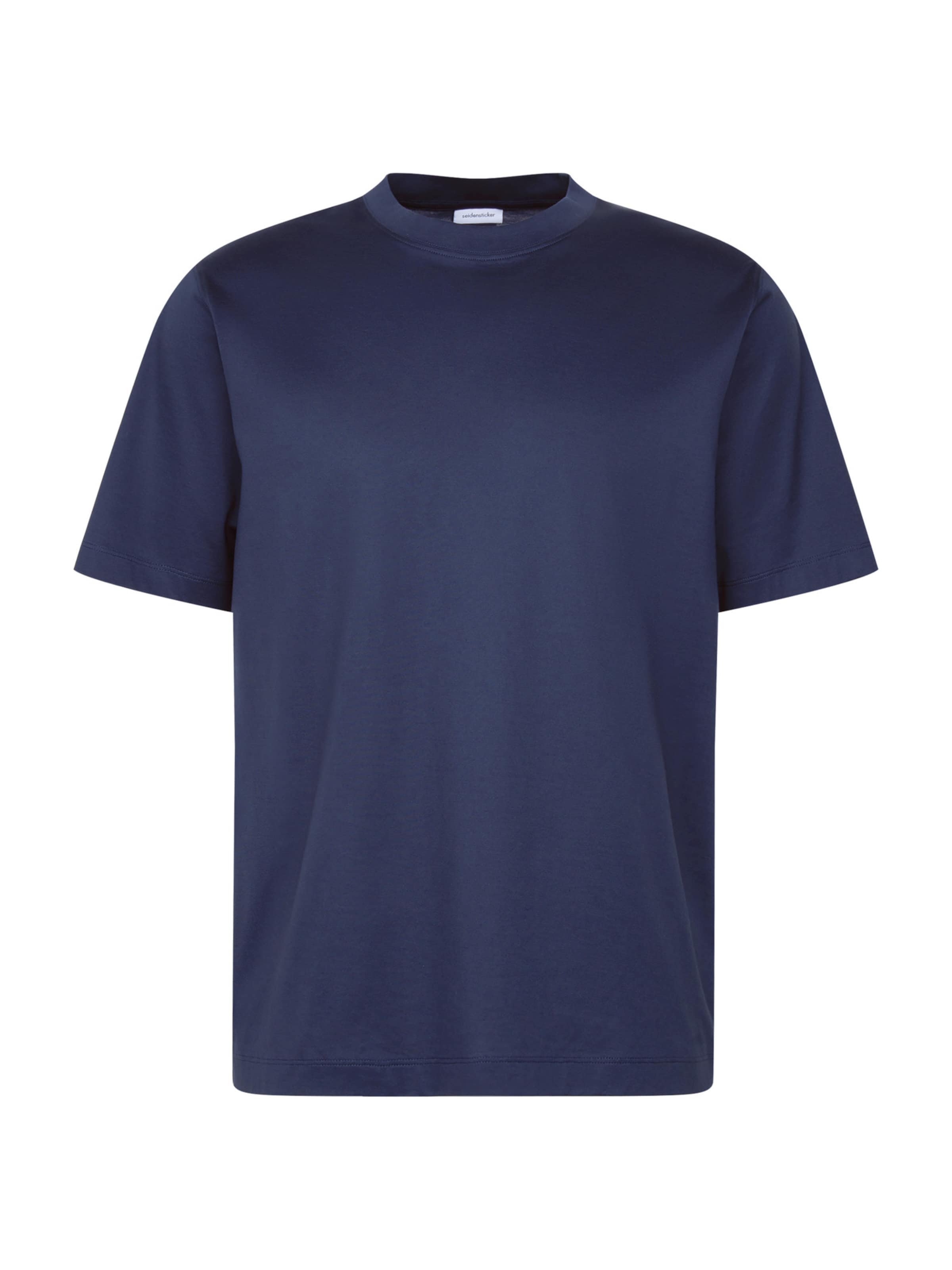 SEIDENSTICKER T-Shirt 'Uni' in Blau: Vorderseite
