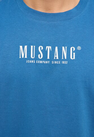 MUSTANG T-Shirt 'Style Austin' in Blau