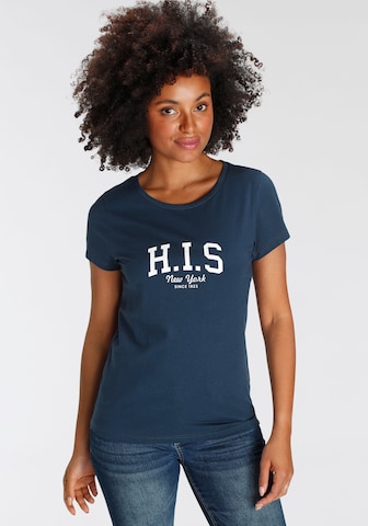 H.I.S Shirt in Blue: front