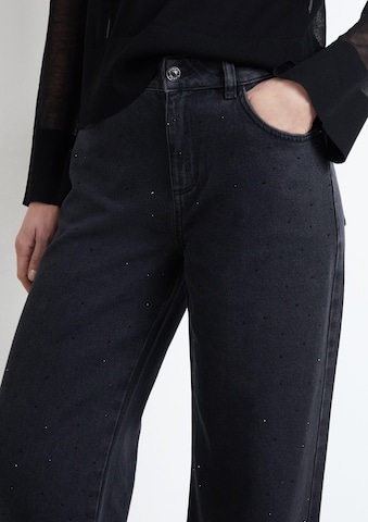 Wide Leg Jean 'Anna' COMMA en gris : devant