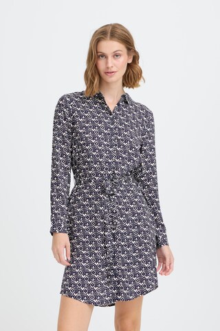 ICHI Shirtkleid 'IHVimse' in Beige: Vorderseite