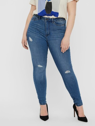 Vero Moda Curve Jeans in blue denim, Modelansicht
