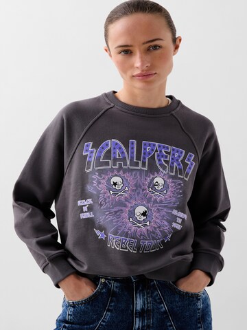 Scalpers Kiss Skull Sweater ' ' in Grau