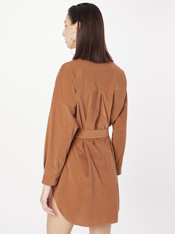 Sublevel Shirt Dress in Brown