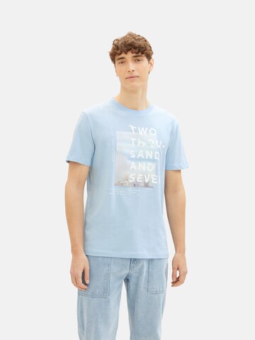 TOM TAILOR DENIM T-Shirt in Blau: predná strana