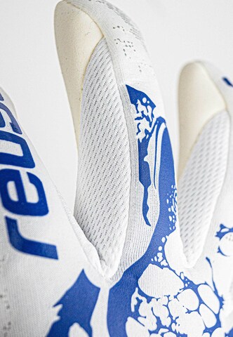 REUSCH Athletic Gloves 'Pure Contact Silver' in White