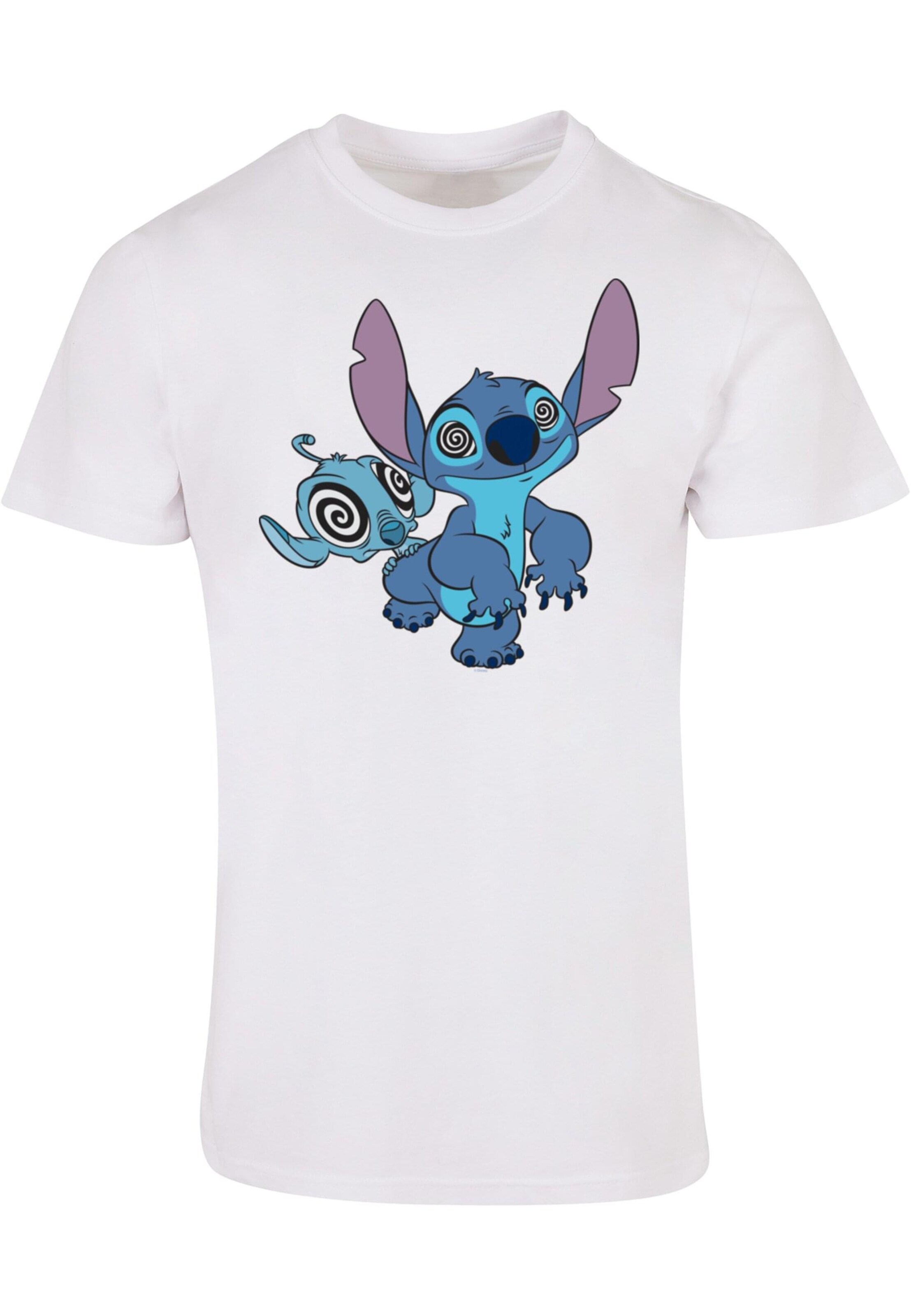 T-Shirt 'Lilo And Stitch - Hypnotized' ABSOLUTE CULT en blanc : devant