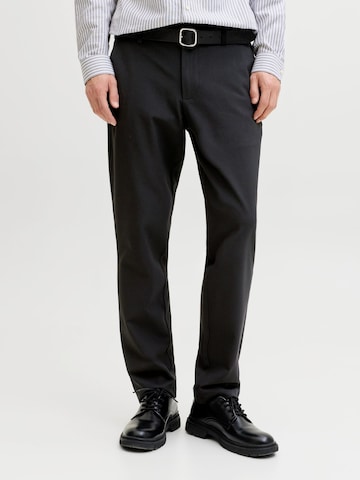 JACK & JONES Normalny krój Chinosy 'JPSTollie Connor' w kolorze czarny: przód