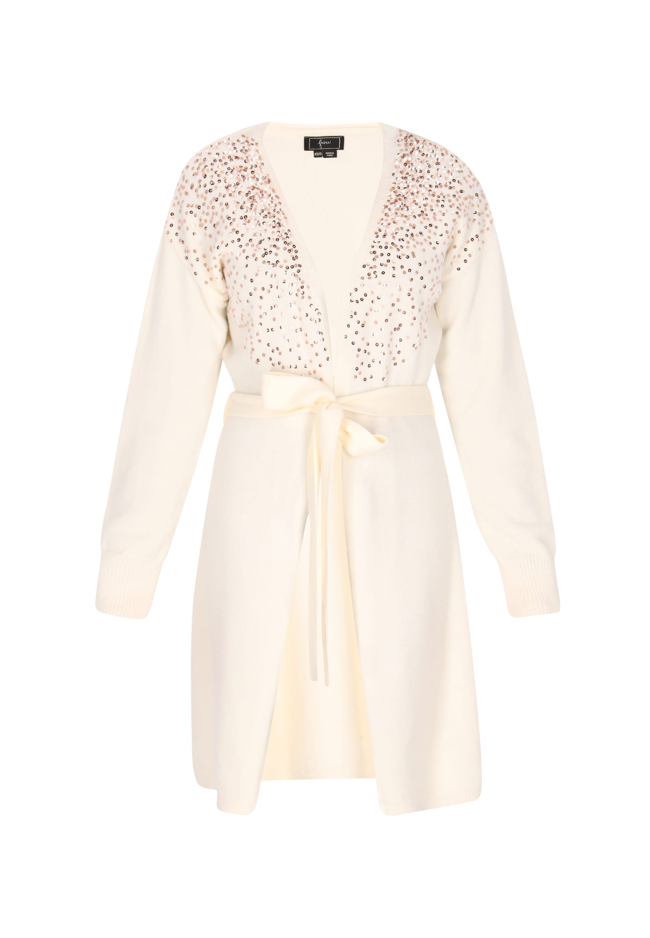 faina - Cárdigan en blanco: frente