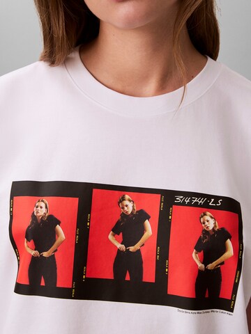 Calvin Klein Póló 'OUTTAKES' - fehér