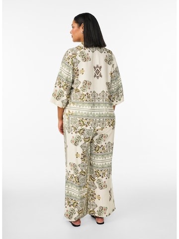 Zizzi Voľný strih Nohavice 'Mestea' - Zelená