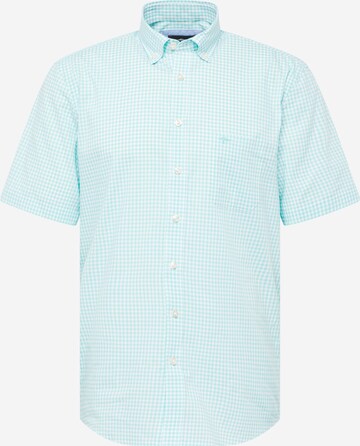 FYNCH-HATTON Regular fit Skjorta 'Classic Vichy' i blå: framsida