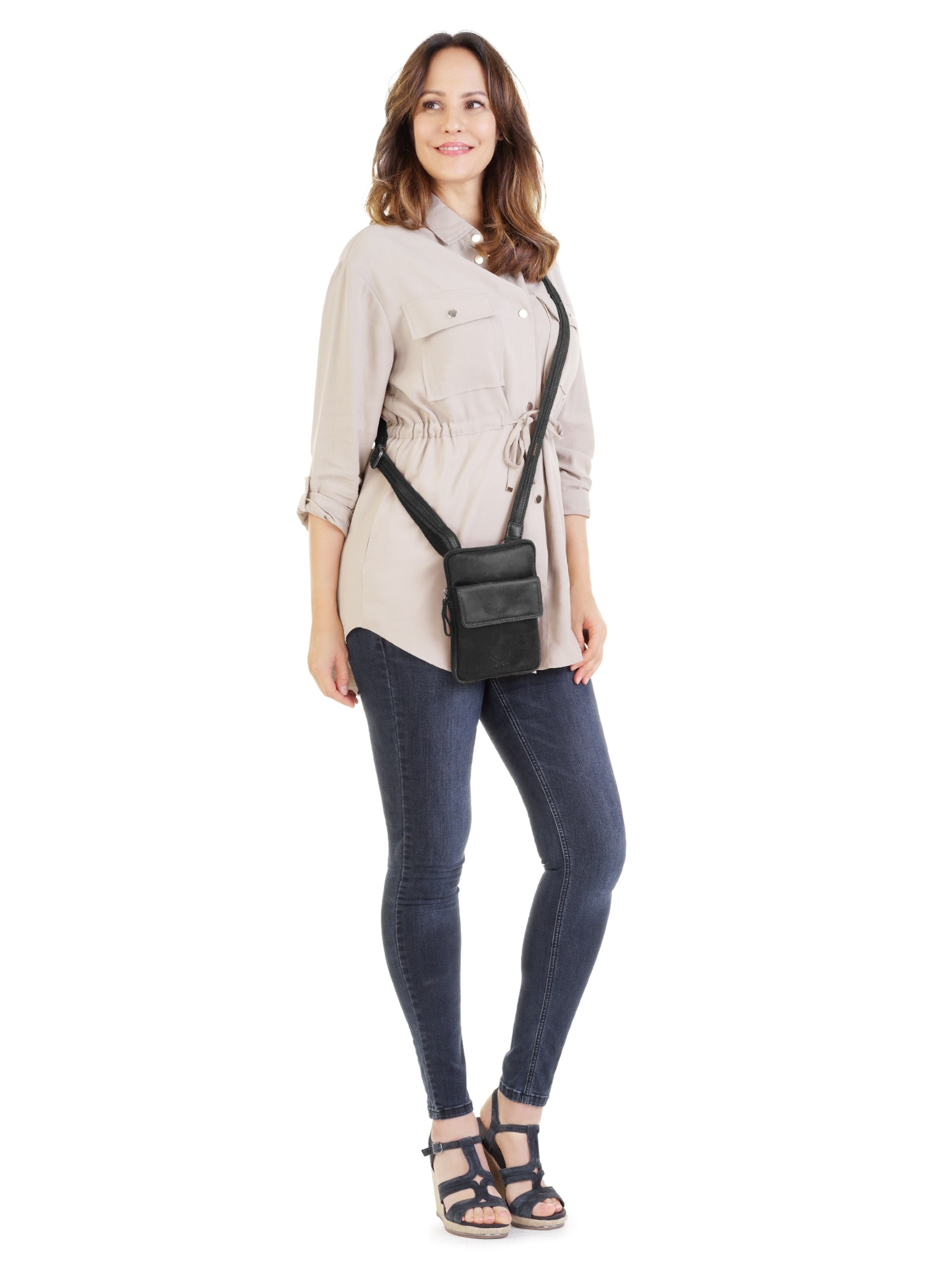 SANSIBAR Crossbody bag 'SANSIBAR SYLT' in Black