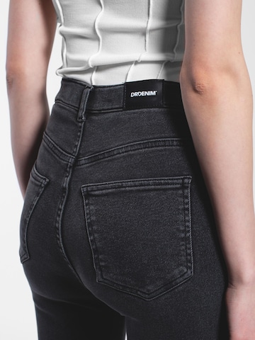 Dr. Denim Skinny Jeans 'Moxy High Flare' in Grey