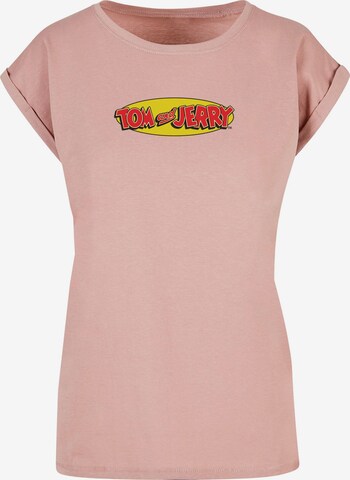 T-shirt 'Tom And Jerry' ABSOLUTE CULT en rose : devant