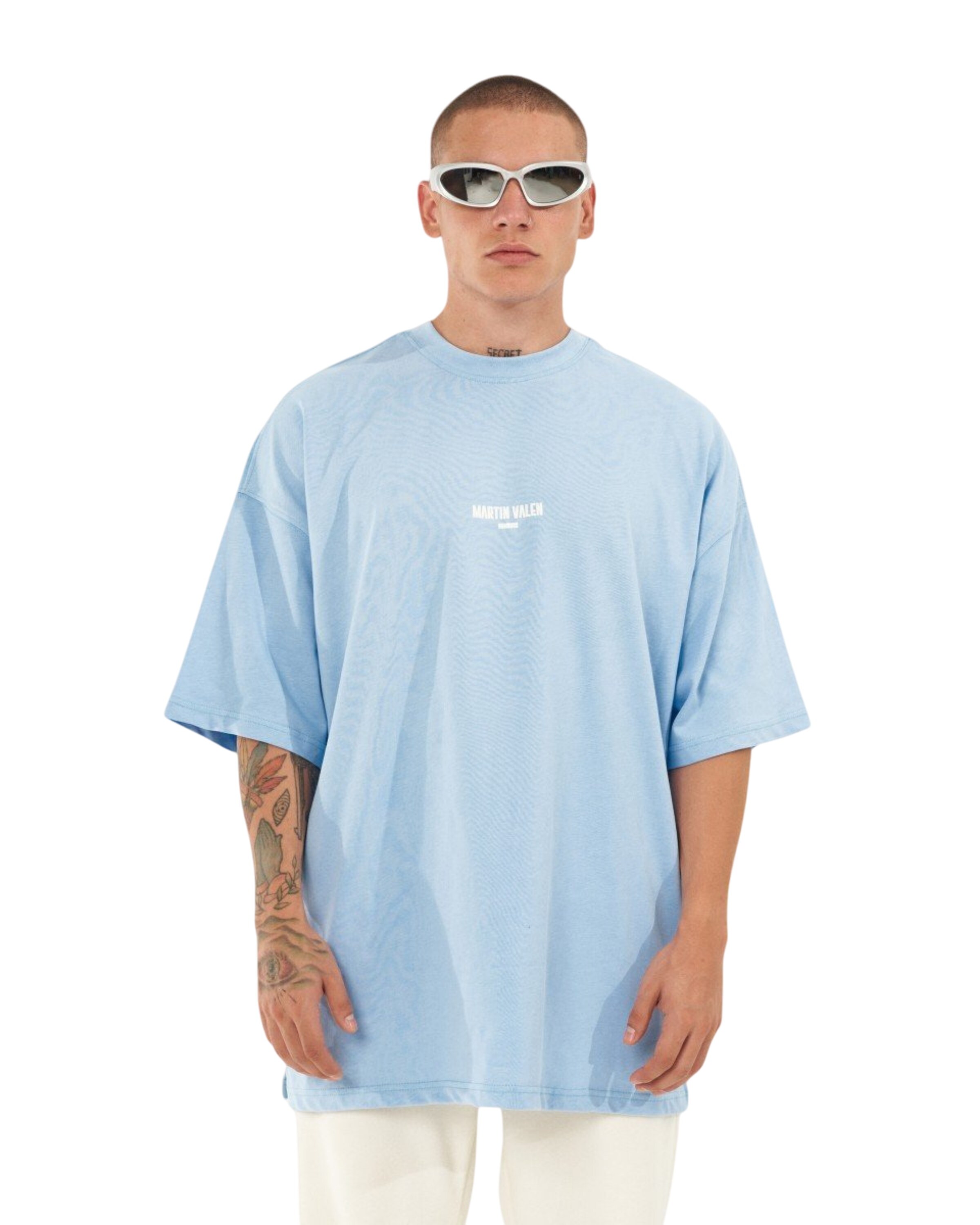 MARTIN VALEN Shirt in Blauw