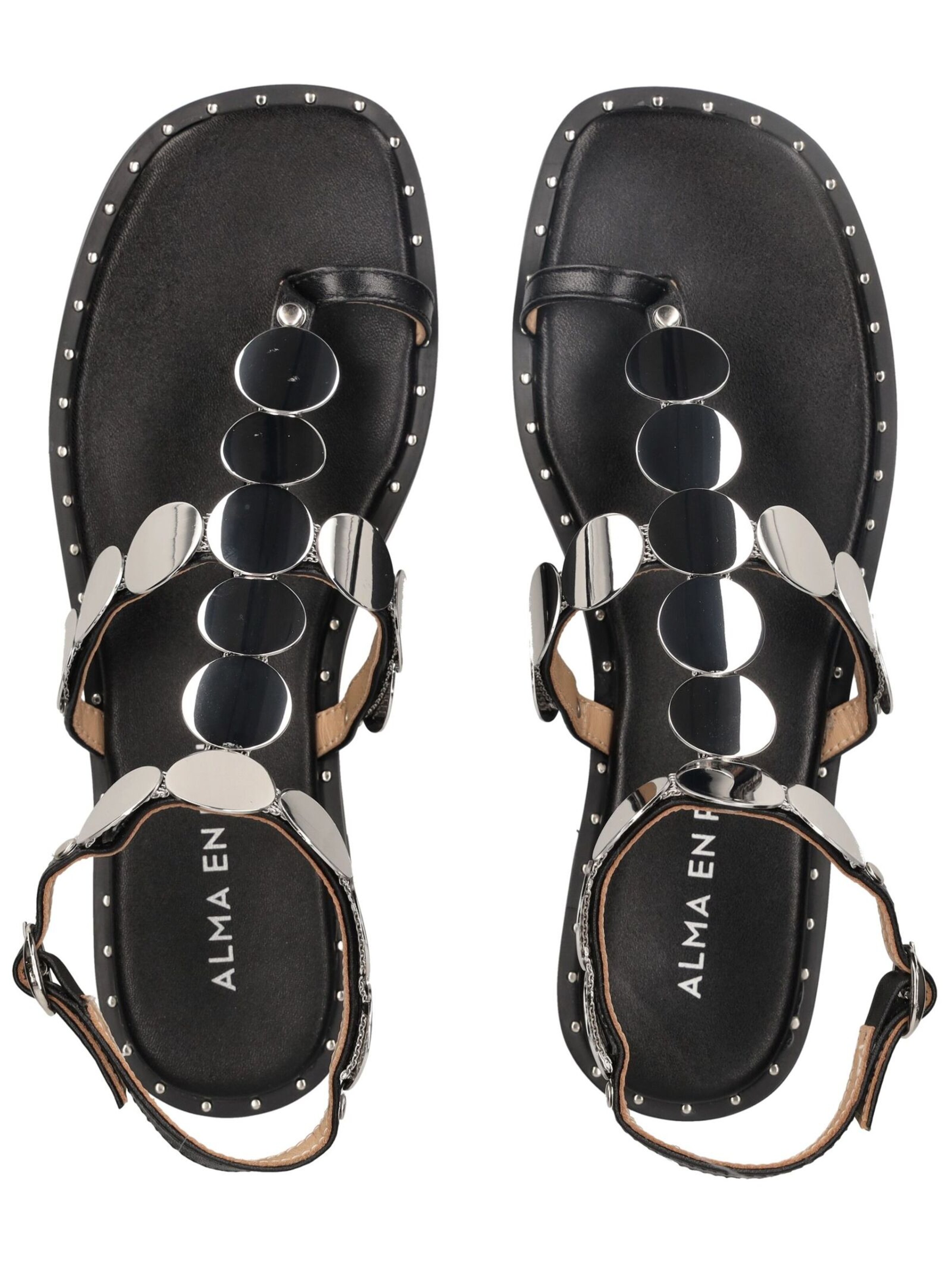 Alma En Pena Zehentrenner in Schwarz