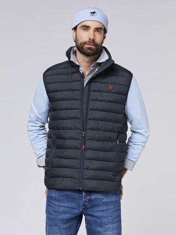 Polo Sylt Vest in Blue: front