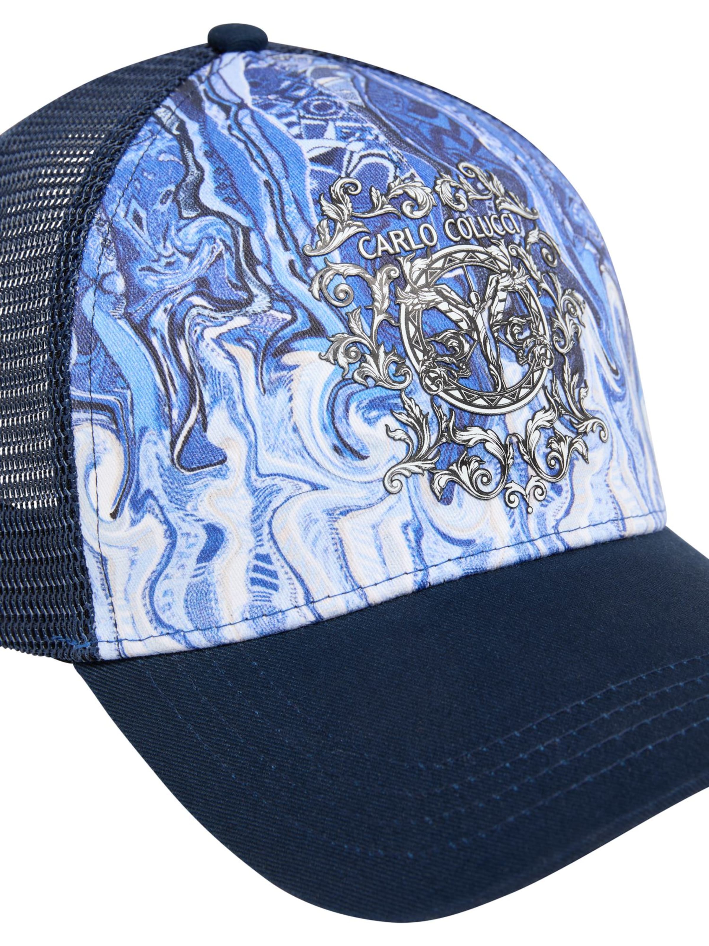Casquette 'Deni' Carlo Colucci en bleu