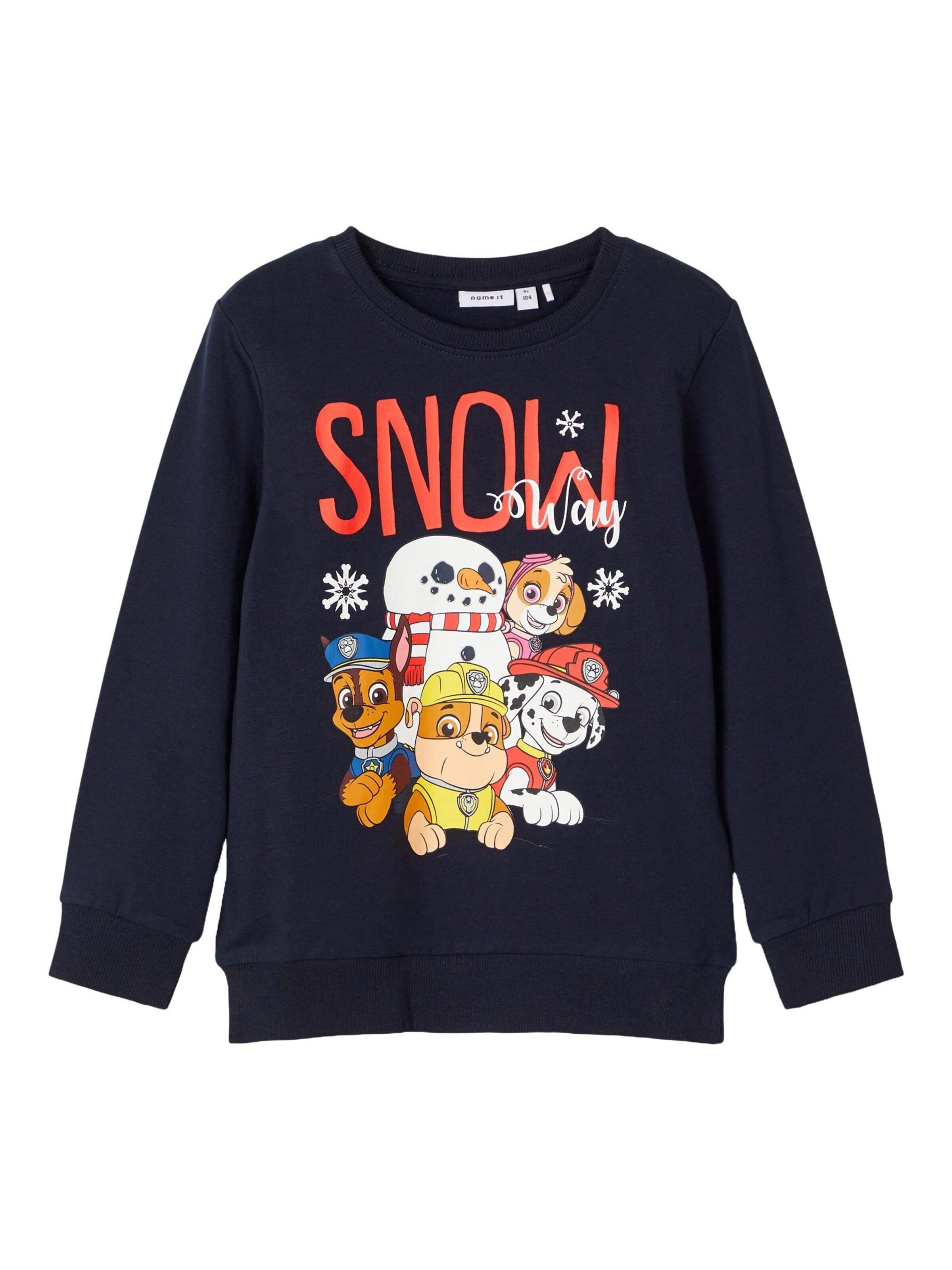 NAME IT Sweatshirt i blå: forside