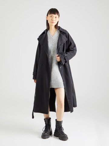 TOPSHOP Kootud kleit, värv hall