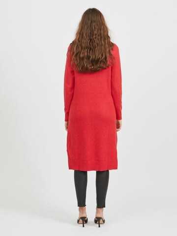 Robes en maille VILA en rouge