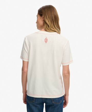 T-shirt 'Heritage Hamptons' Superdry & Co en beige