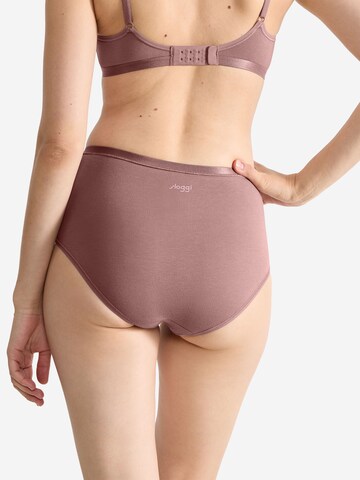 SLOGGI Slip ' GO Daily Cotton Highwaist ' in Brown