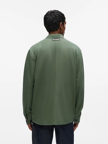 Coupe regular Chemise Karl Lagerfeld en vert