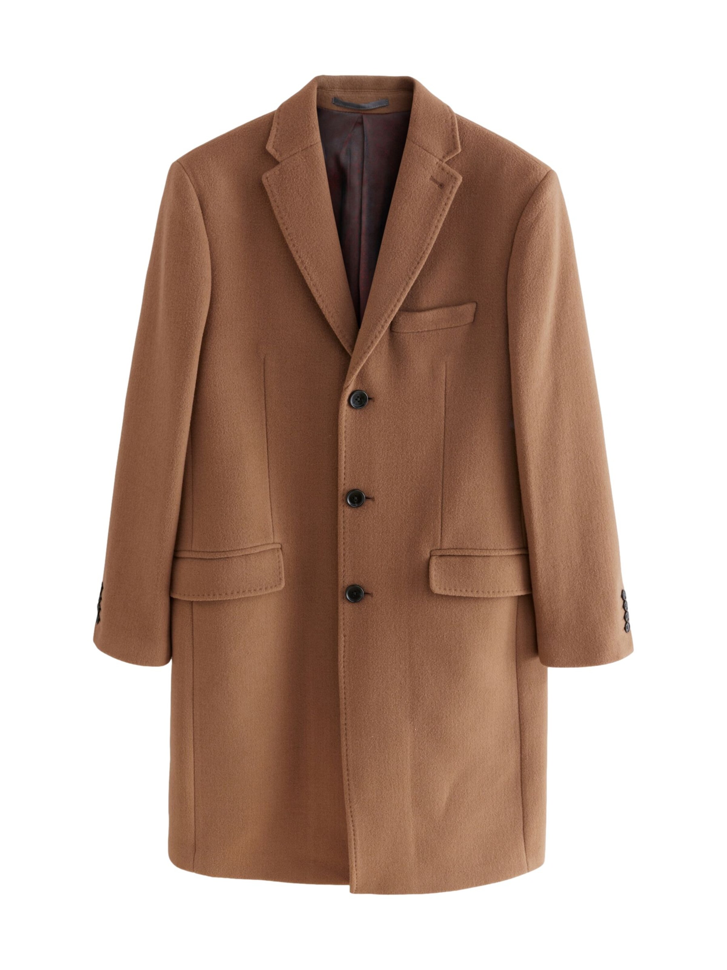 Next Демисезонное пальто в Коричневый: спереди