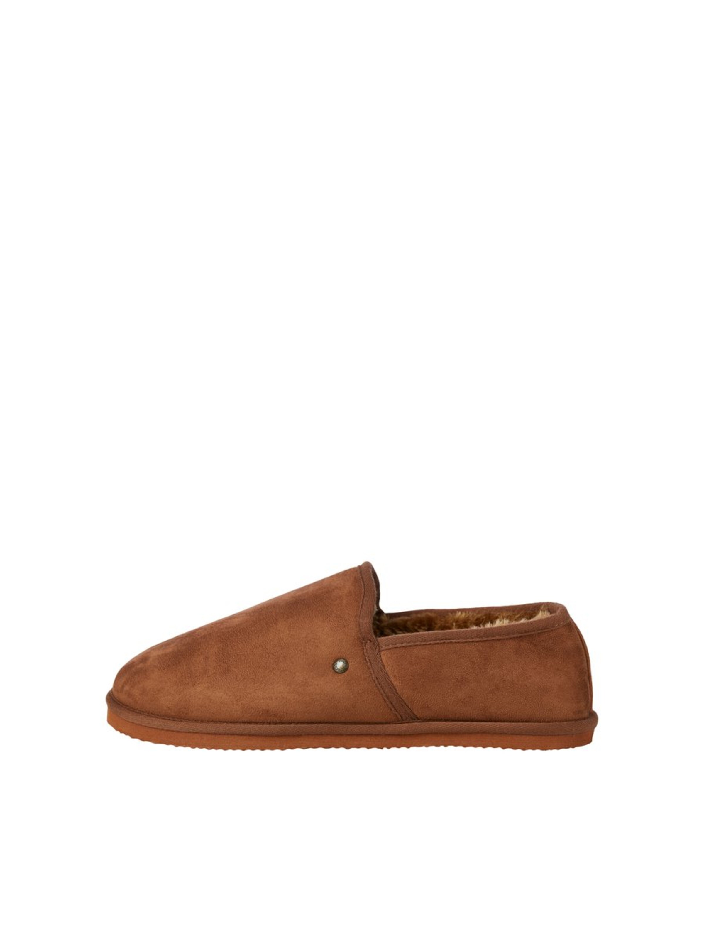 Männer Offene Schuhe JACK & JONES Hausschuh 'PETE' in Braun - PL81073 Männer Offene Schuhe JACK & JONES Hausschuh 'PETE' in Braun - PL81073