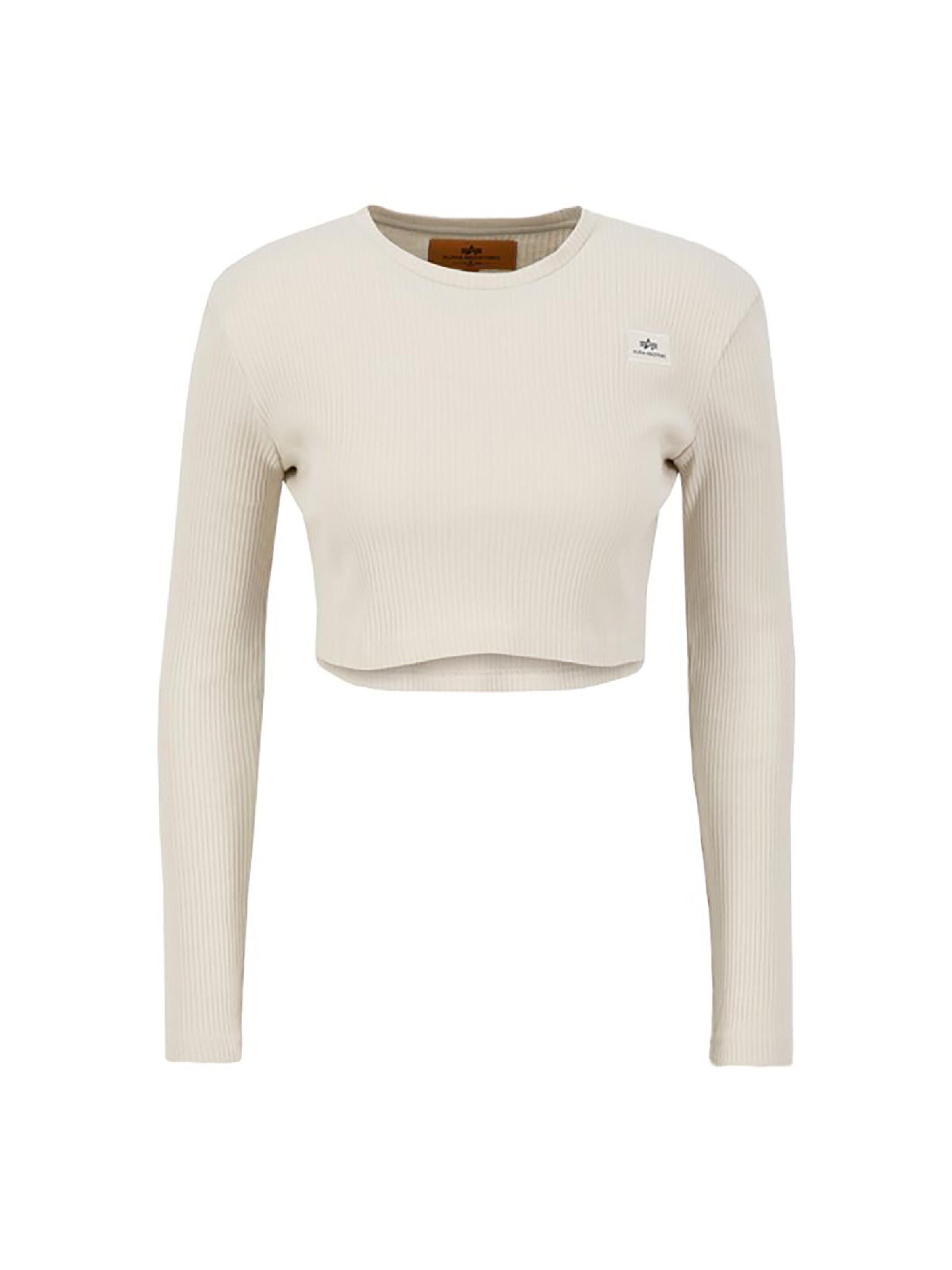 ALPHA INDUSTRIES Sweatshirt 'X-Fit' in White: front