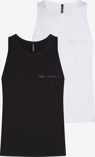 Apatiniai marškinėliai iš Karl Lagerfeld, spalva – juoda / balta, Prekių apžvalga