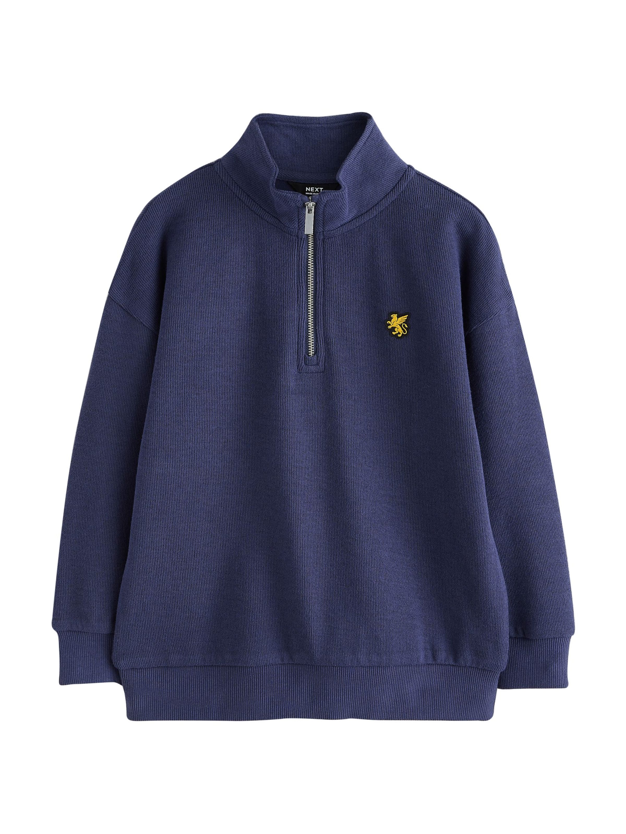 Next Sweatshirt i blå: forside