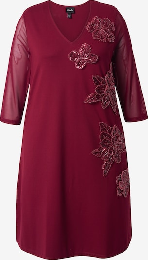 Ulla Popken Kleid in 42-44 in dunkelrot, Produktansicht