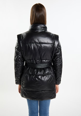 MYMO Between-seasons coat in Black