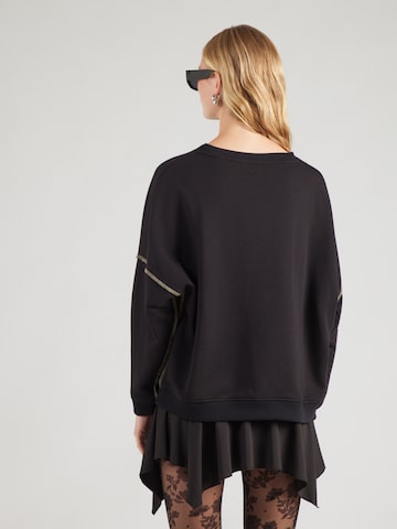 miss goodlife - Sudadera 'Champagne Crew' en negro