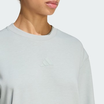 ADIDAS PERFORMANCE Sportsweatshirt 'Designed-for-Training Warm-Up Crewneck' in Grün