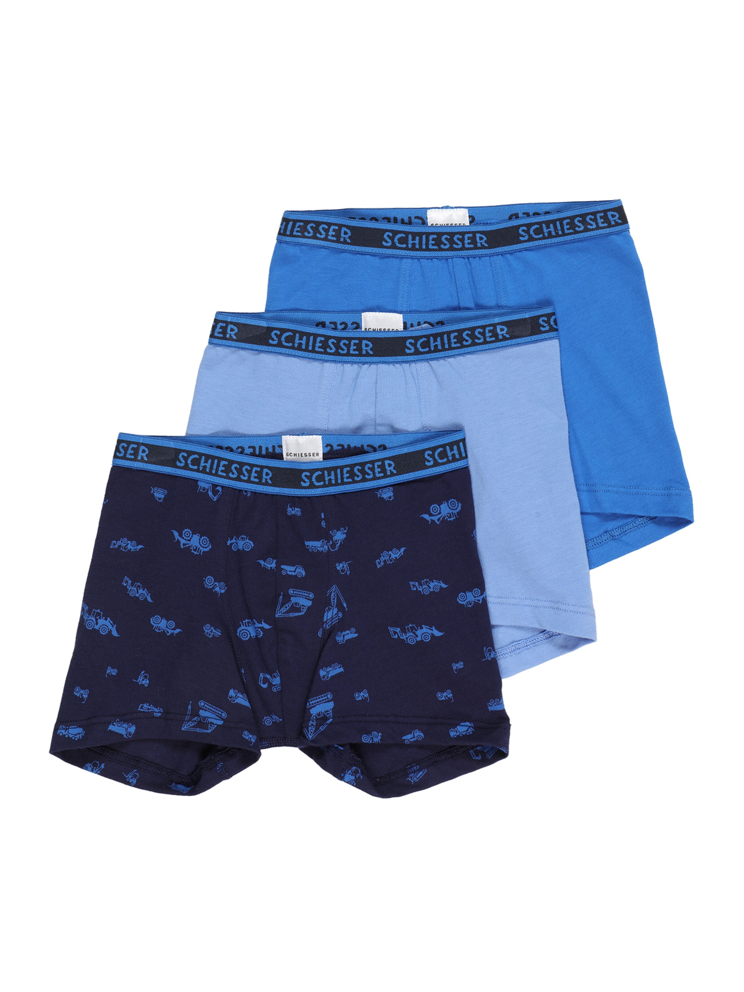 SCHIESSER Onderbroek in Blauw: voorkant