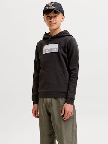 Jack & Jones Junior Sweatshirt 'JCOFusion' in Black: front
